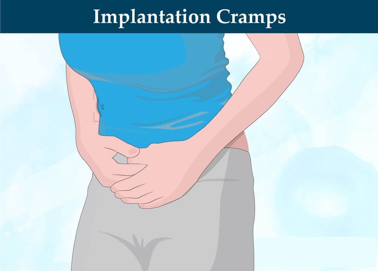 Implantation cramps